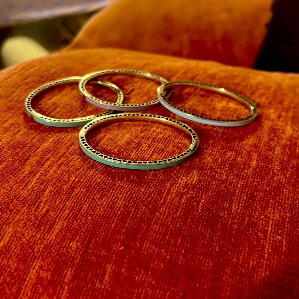 Pandora bangles, all 4 for the price